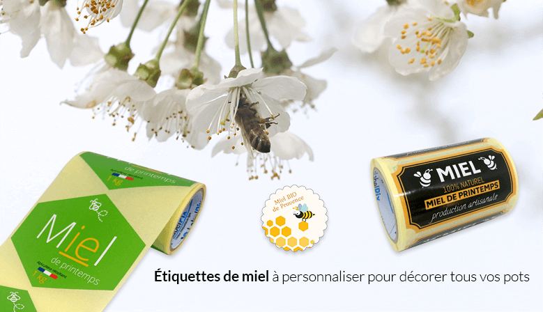 Etiquettes miel Labelpix